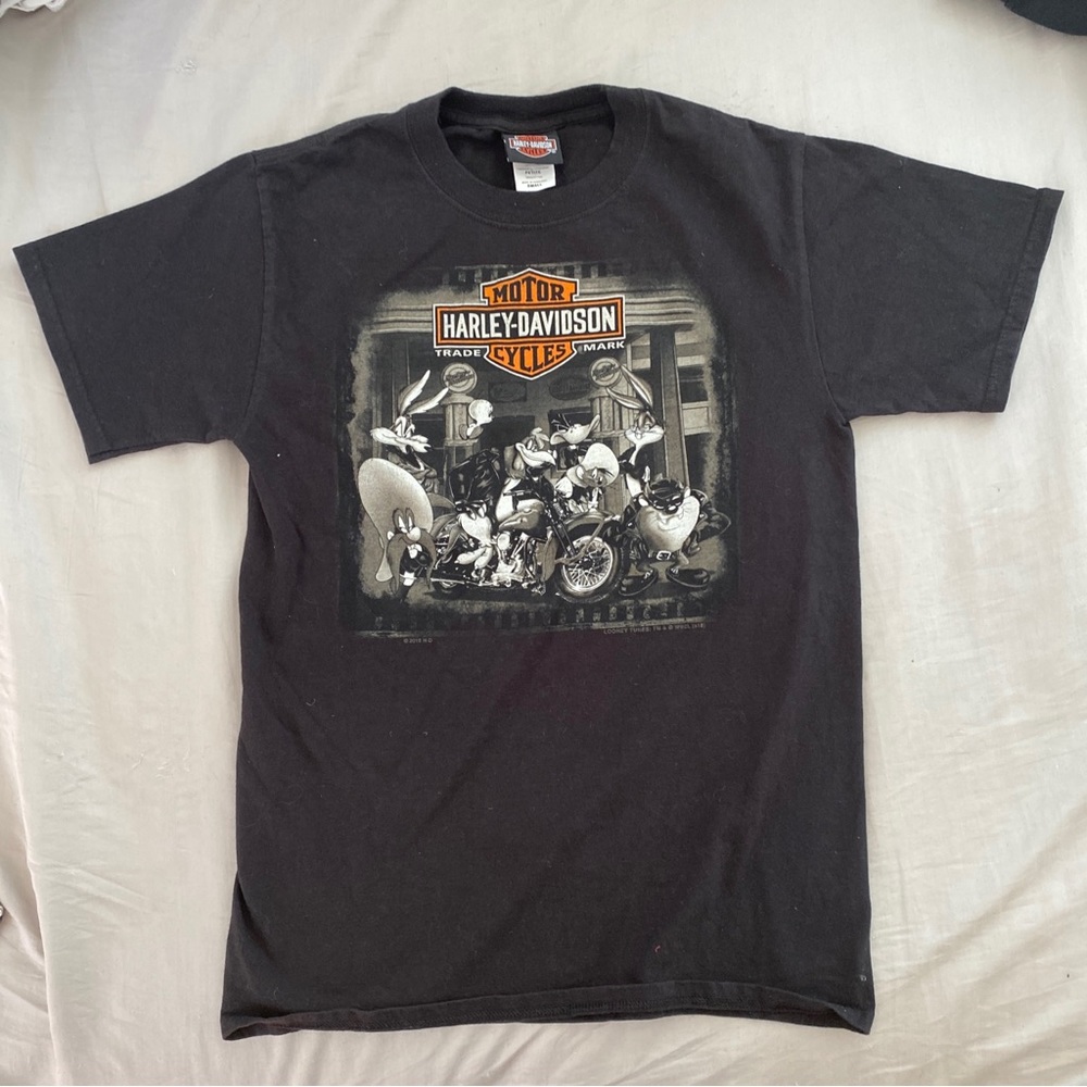 Harley Davidson Looney Tunes T shirt